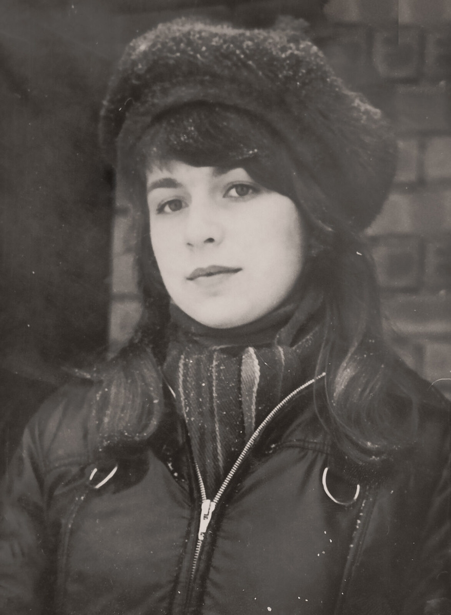 Мой зимний образ 1979 года. Финская изумрудная курточка и длинный полосатый шарф