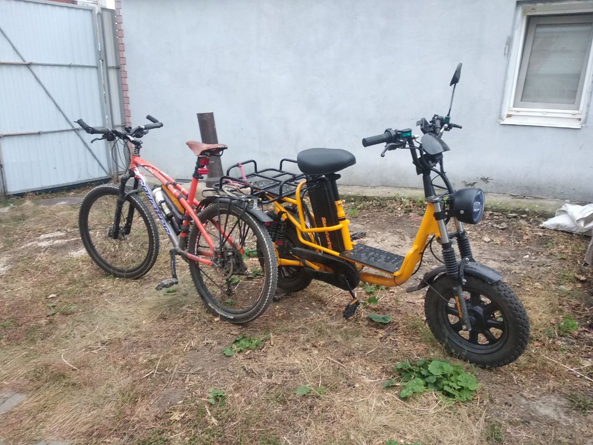 Мой любимый Corratec SuperBow "СуперБык" и китайский электроМонстр.