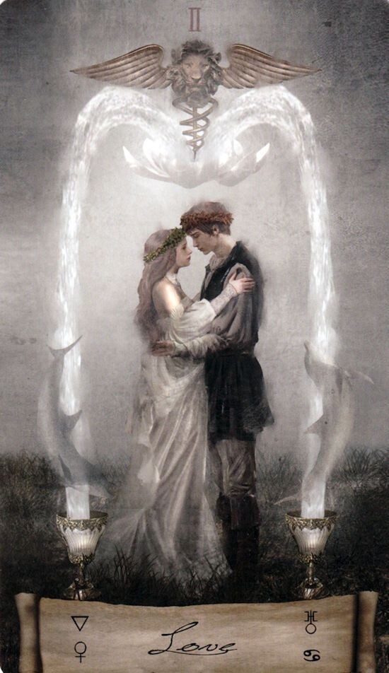 6я энергия - карта Влюбленные в Таро