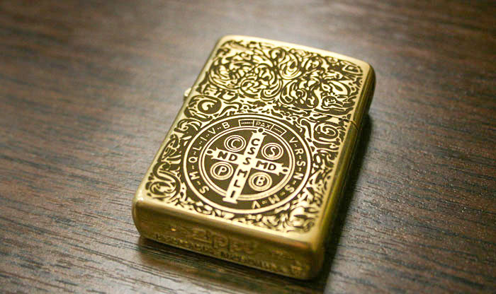 Стилизация зажигалки Zippo по фильму Константин