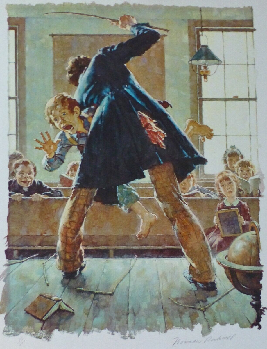 Norman Rockwell. Иллюстрация к «Тому Сойеру и Геккльберри Финну»
