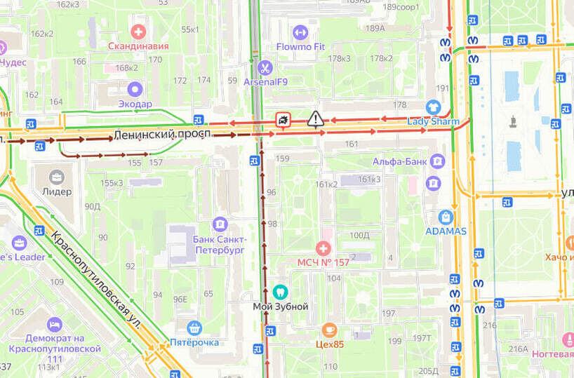     скриншот с Яндекс.Карт