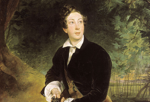 Юный Алексей Толстой на портрете кисти Карла Брюллова