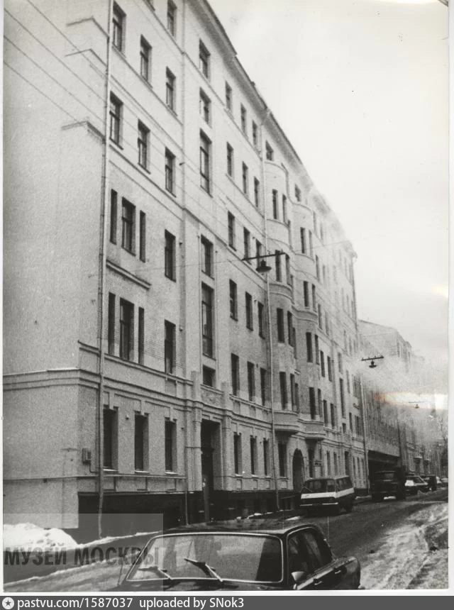 Скатертный переулок, д. 11. 1987 год. Автор: Панков А.С.