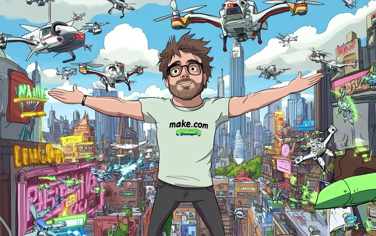    Дроны-курьеры: революция в доставке товаров с автоматизацией процессов через make.com Артур Хорошев