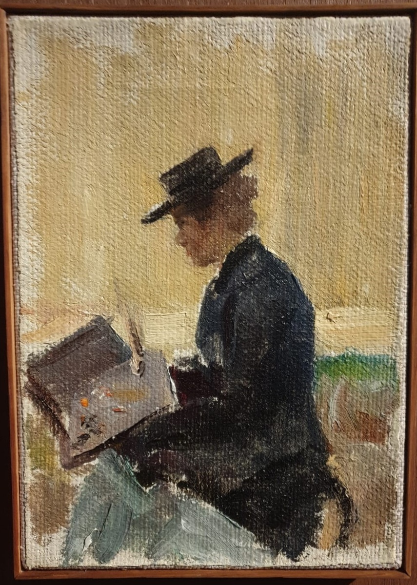 Михаил Матюшин Портрет Елены Гуро 1901 холст, масло