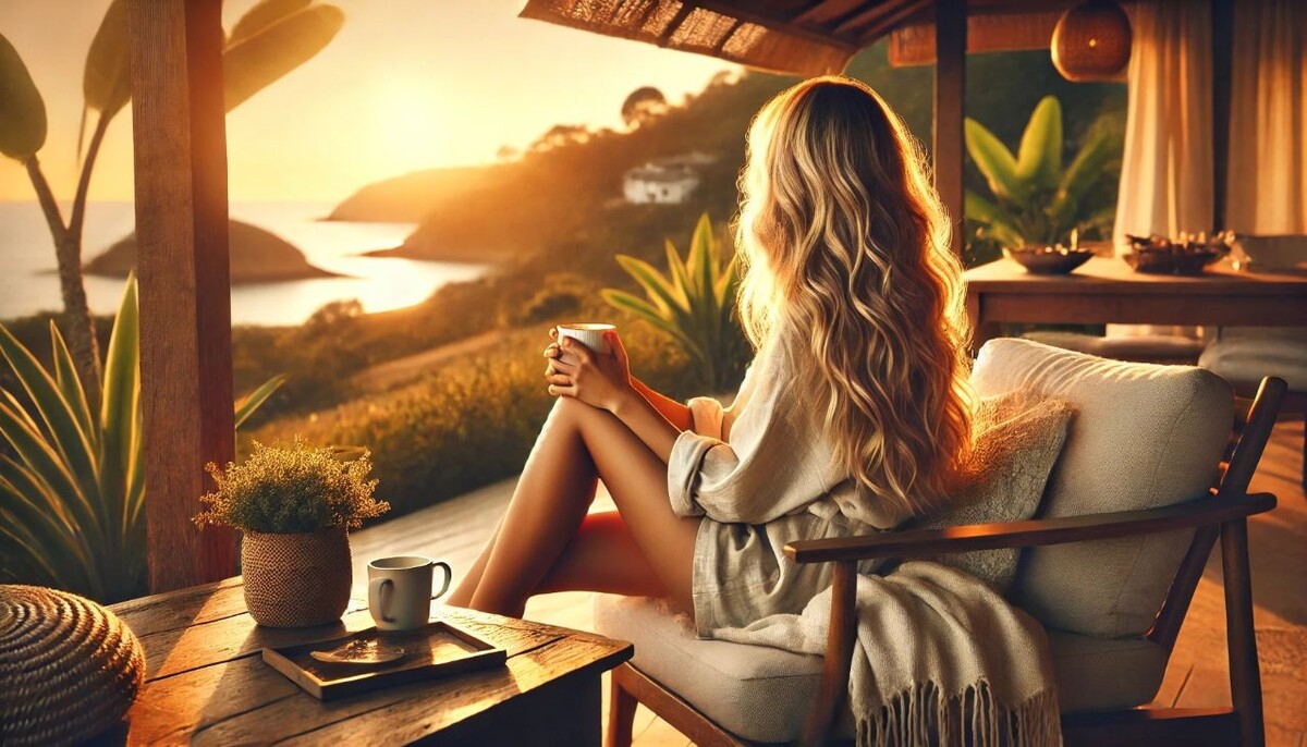 Свобода — это когда ты можешь просто сидеть, смотреть на море и никуда не торопиться.