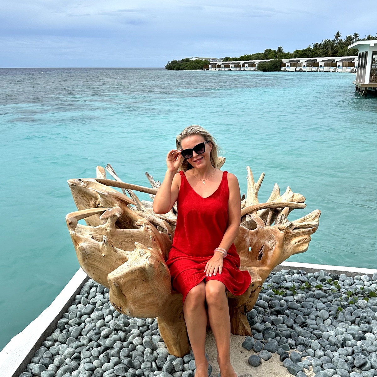 На Мальдивах. Фото из личного архива Виктории Подольской. 