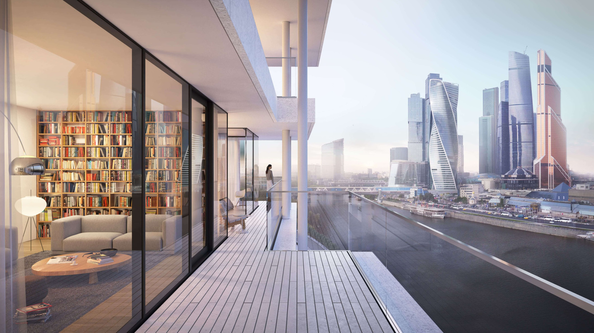 Предполагаемый вид с террасы 