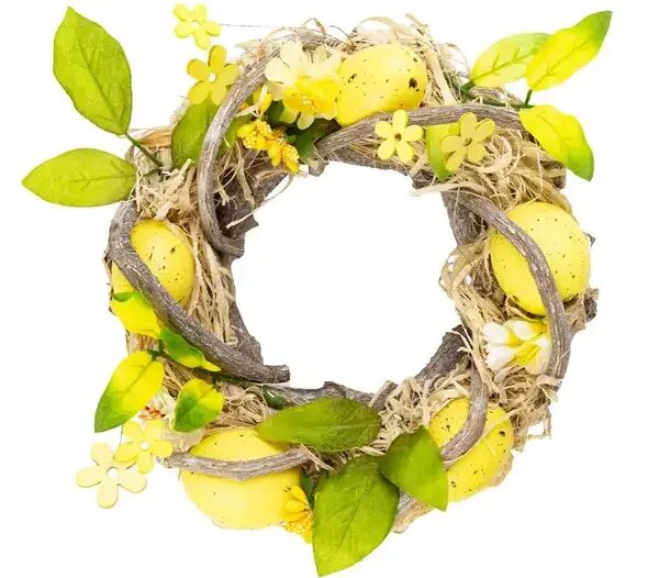   Пасхальный венок на дверь, декор от AzaliaNow Вера Курилыч