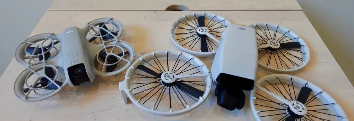    Маленький DJI Neo и его «старший брат» DJI Flip / Фото: thedronegirl.com