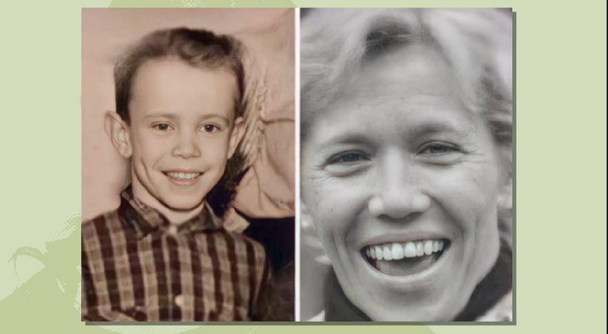 Сравнение фото Ж.-М. Троньё и Б. Макрон, кадр из видео