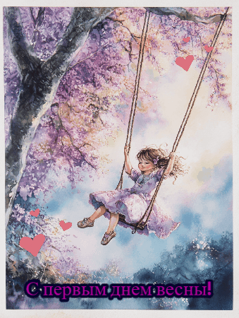 Создано при помощи ИИ. Поздравление с 1 марта!