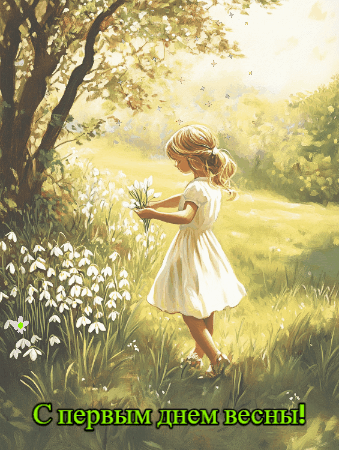 Создано при помощи ИИ. Поздравление с 1 марта!