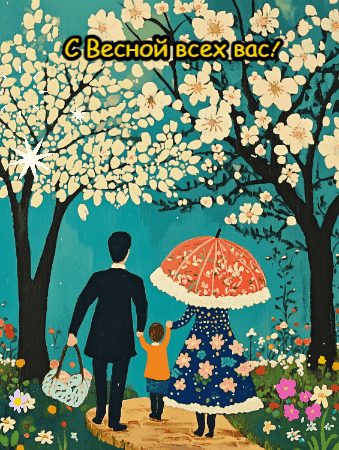 Создано при помощи ИИ. Поздравление с 1 марта!