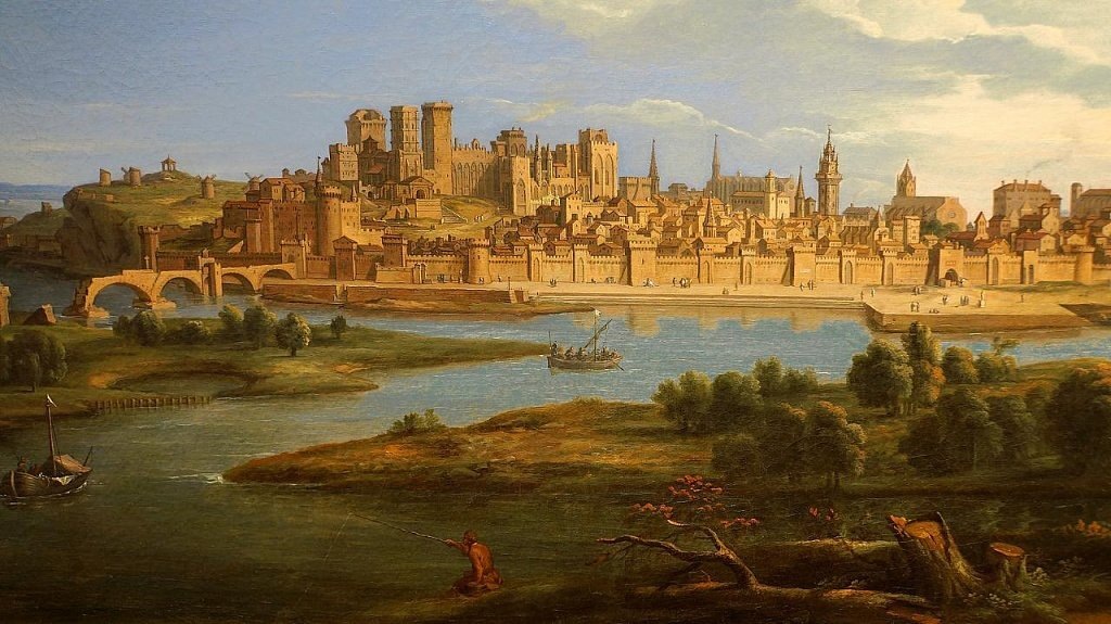 Авиньон в 1700 году. Картина Роберта Боннарта