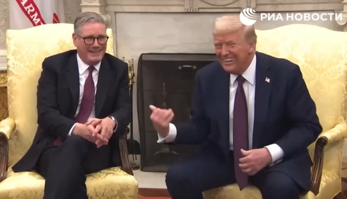 Вчерашние переговоры Д.Трампа и К.Стармера вечером по Вашингтонскому времени
