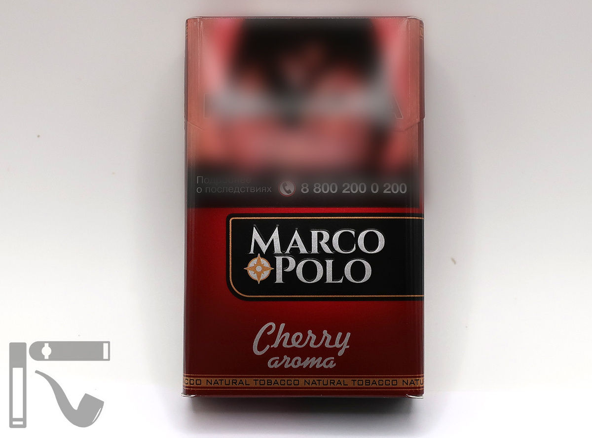 Сигариллы Marco Polo Cherry Aroma. Фото:©канал "Уголок Курильщика"
