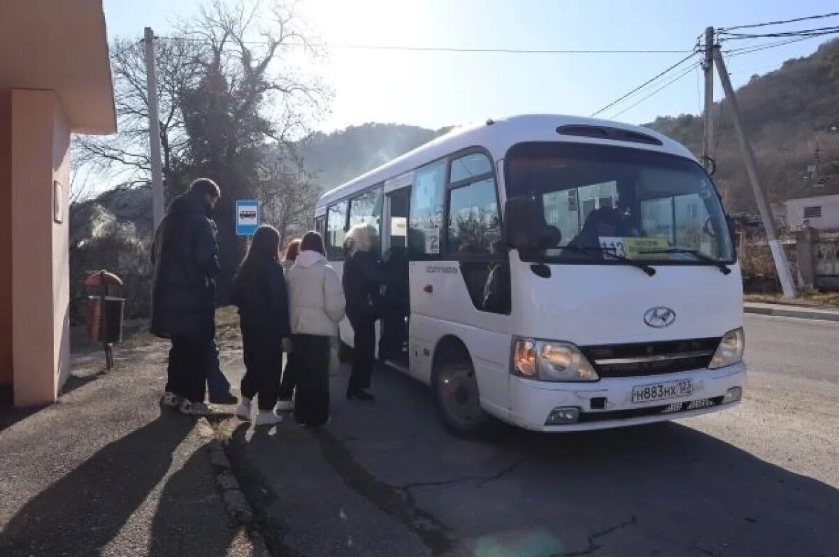    Автобусный маршрут в Архипо-Осиповке возобновили по поручению губернатора