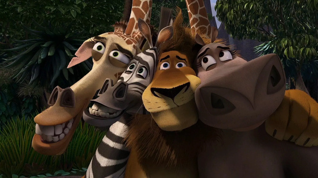    Кадр из мультфильма «Мадагаскар», реж. Эрик Дарнелл, Том Макграт/ DreamWorks Pictures
