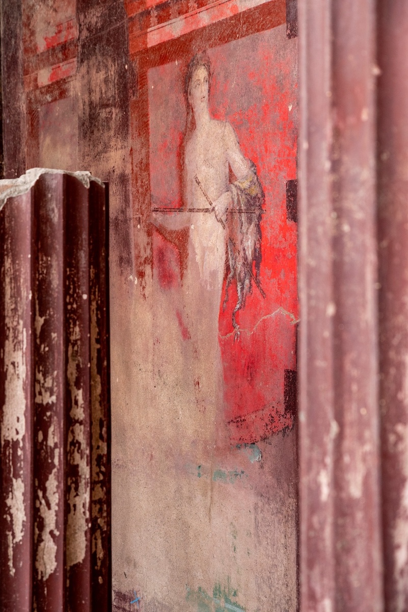 Детали фресок в Доме Тиаза