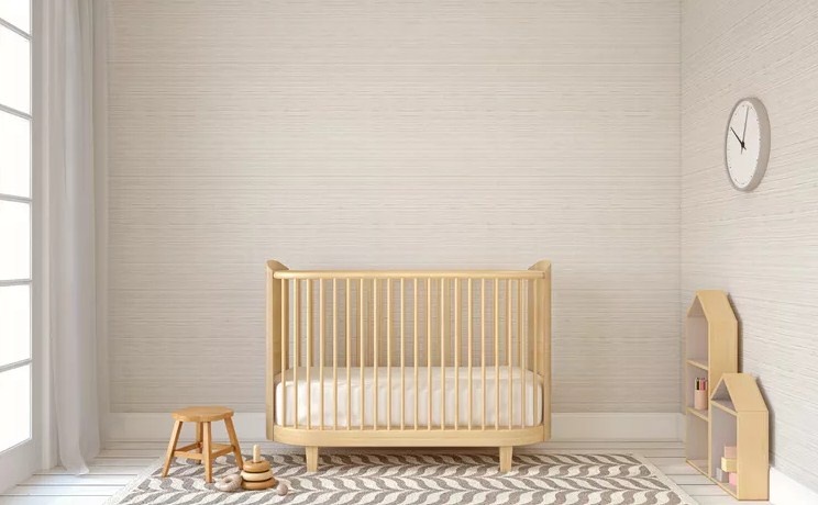 Бежевая детская комната