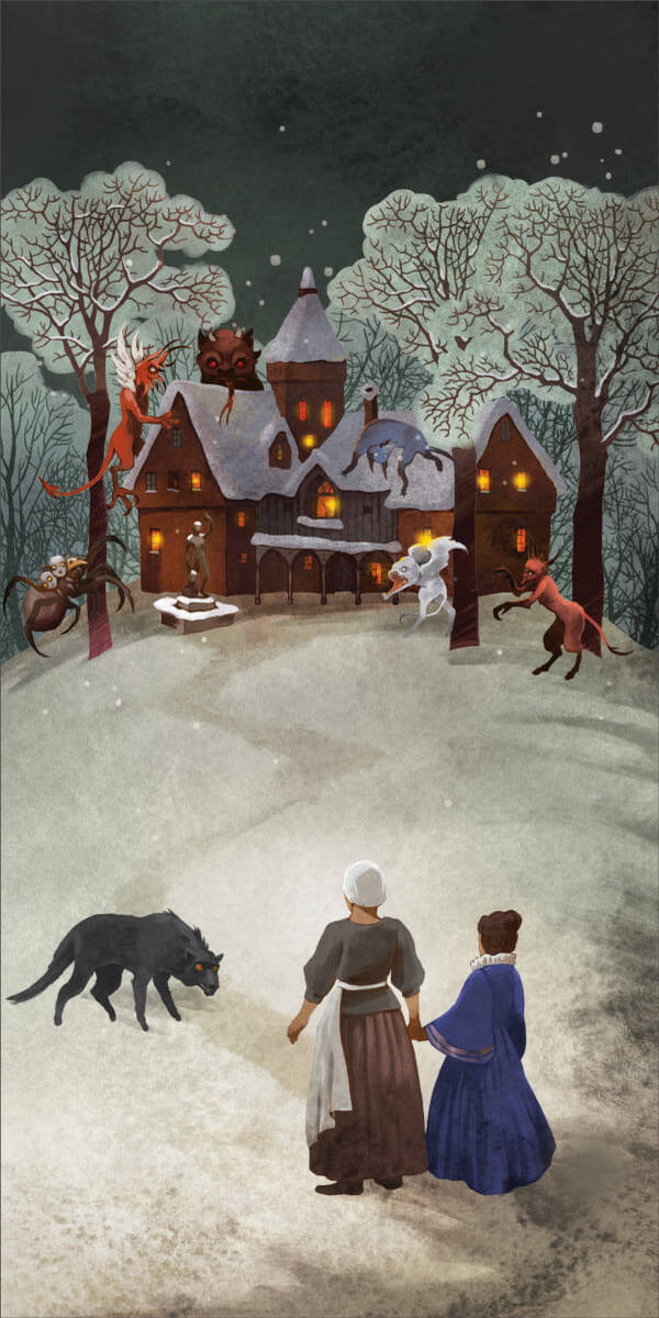 Иллюстрация Meethos к книге Уны Харт "Хозяйка Шварцвальда"