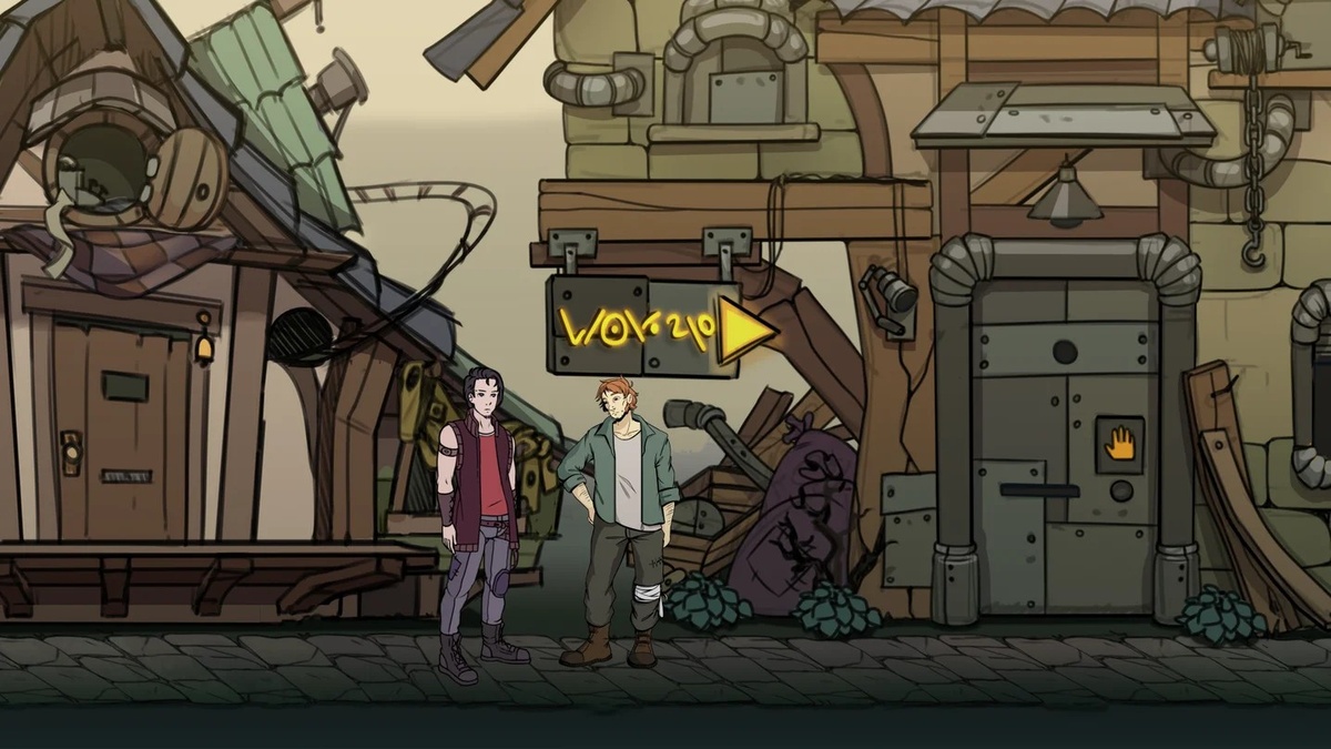 Стиль игры и правда сочетает очень разные элементы. Скриншот: Evur Studio