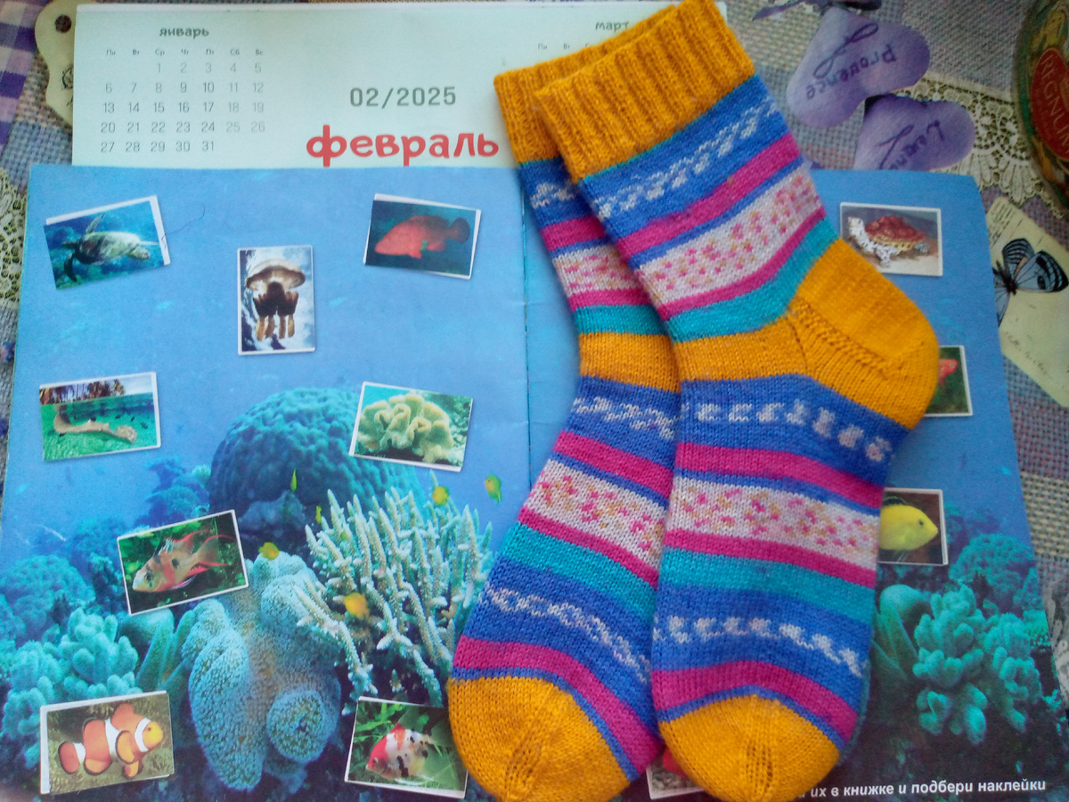 Носочки с Таней. Вес 62 грамма