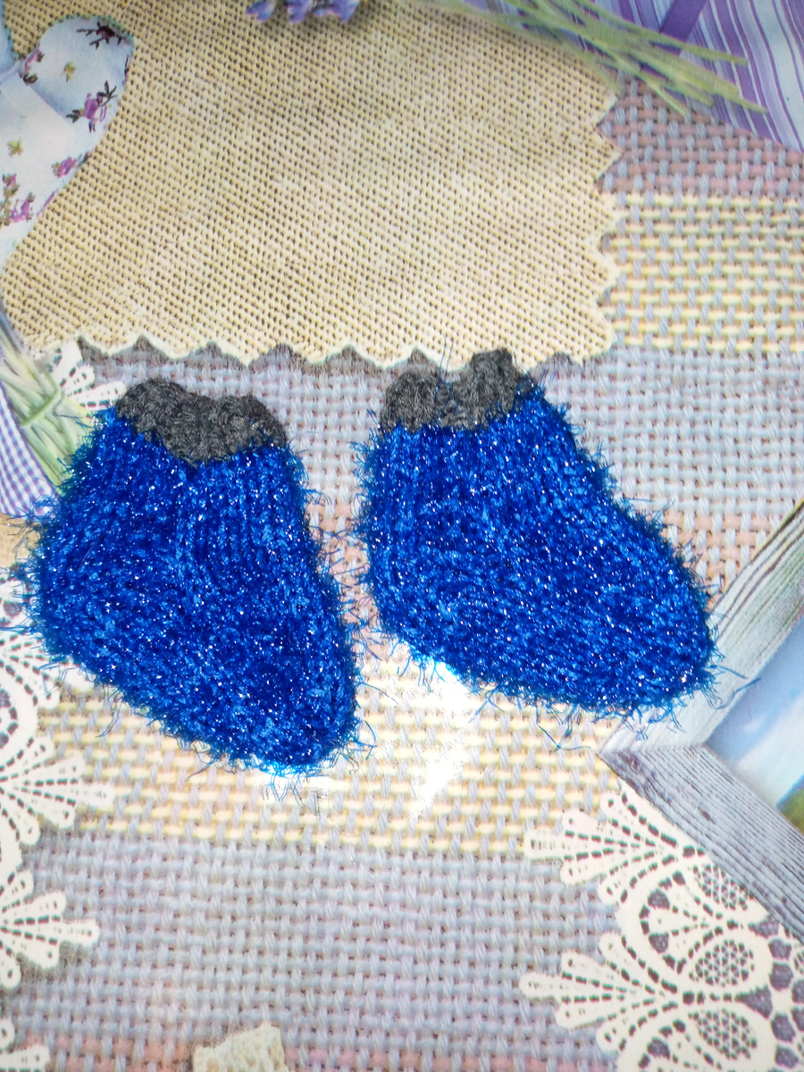 Носочки для куклы 10 грамм