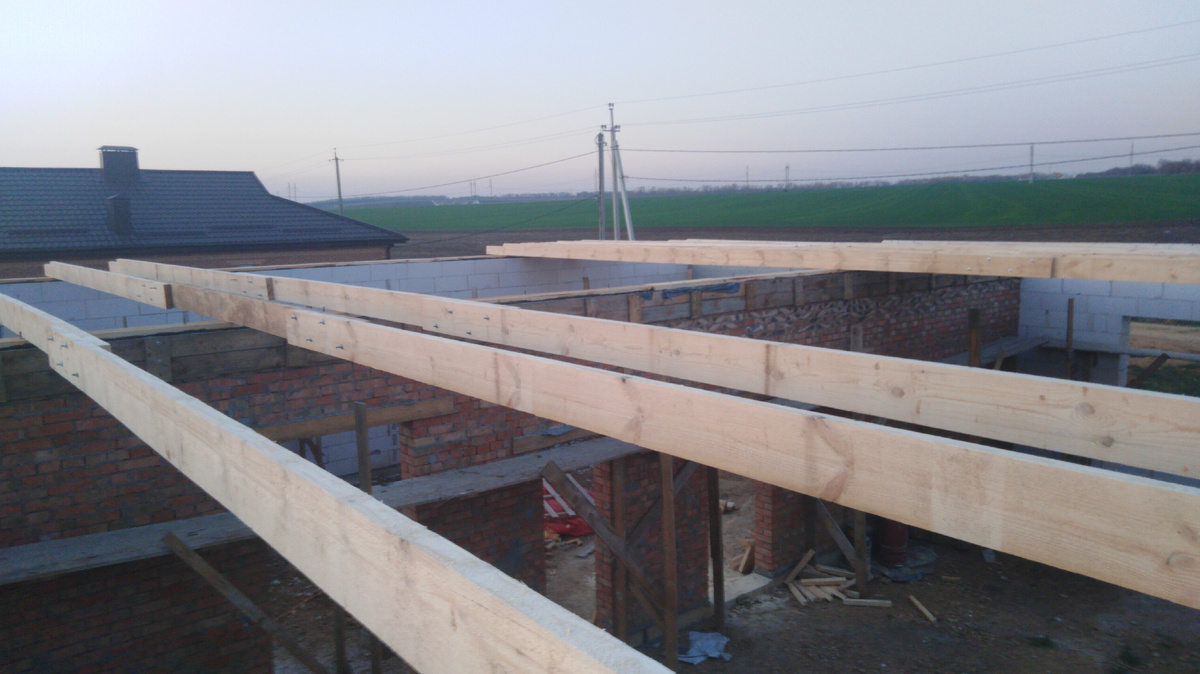 Начало кровли