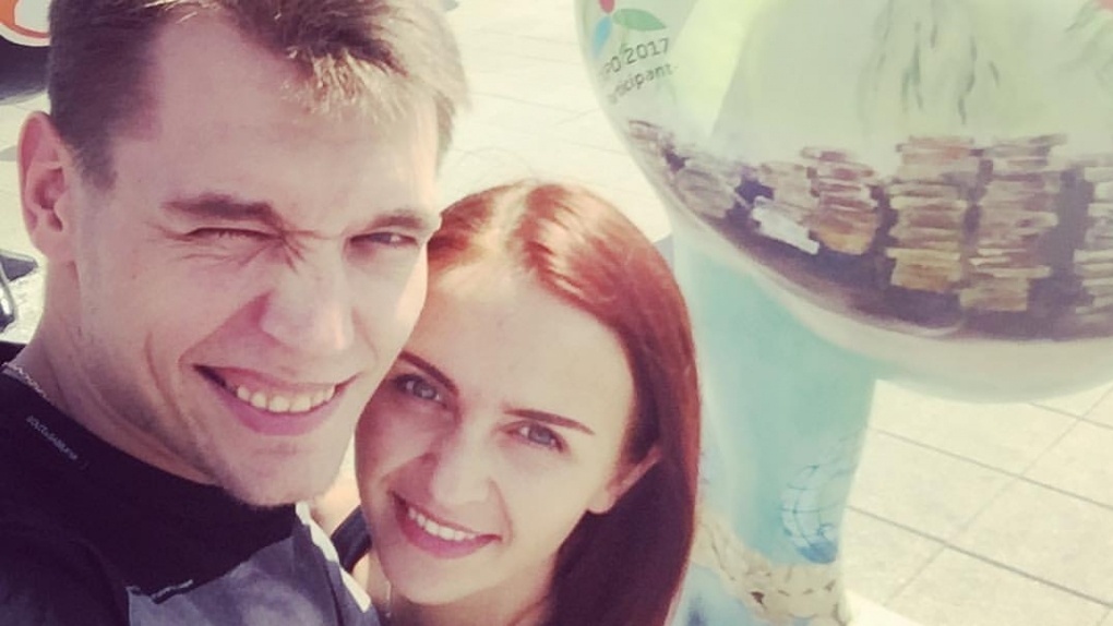 Денис Бачурин и Нина Маляренко.