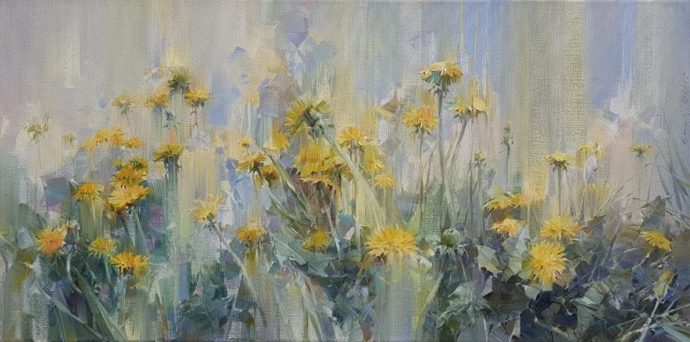 Олег Тимошин В свете ангелов 2020 холст, масло