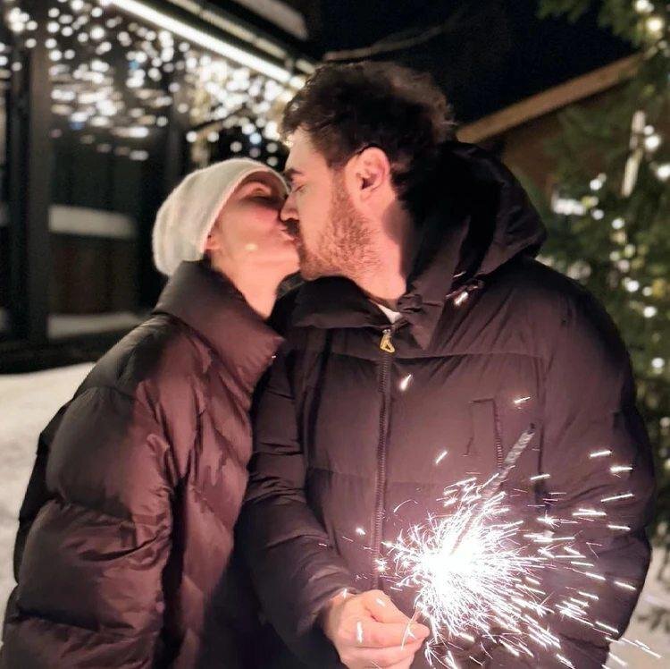   Агата Муцениеце и Петр Дранга. Фото: соцсети