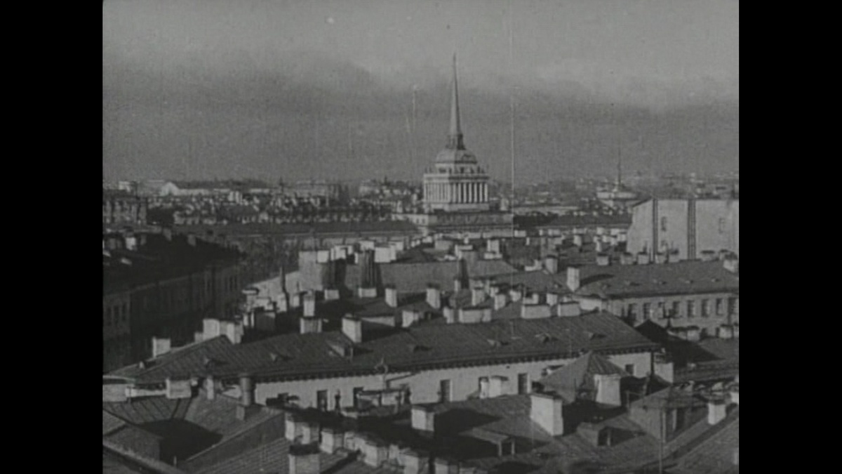 Кадры блокадного Ленинграда. Кадр из фильма