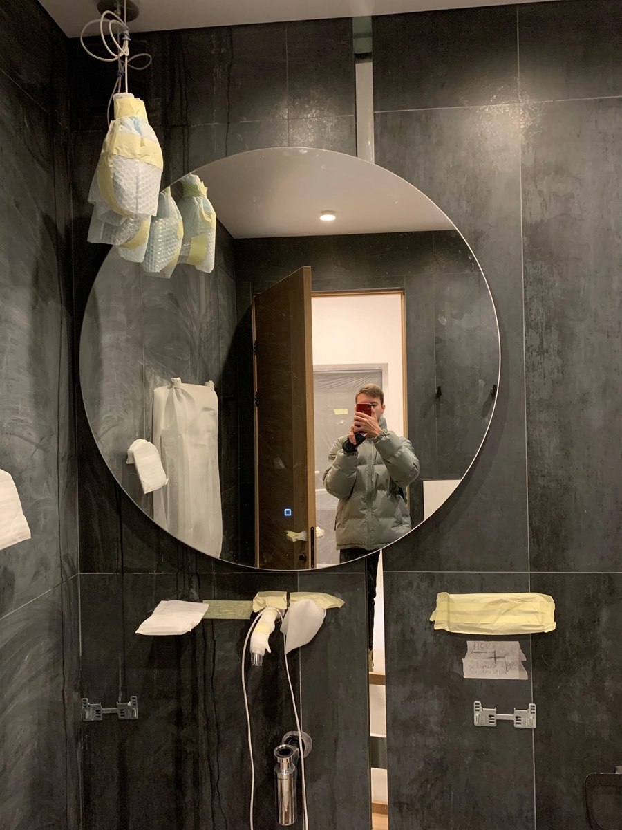 В процессе ремонта