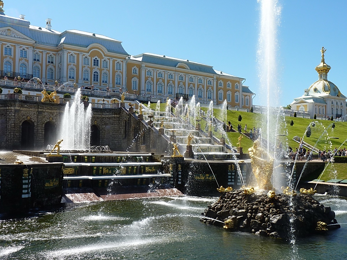 Петродворец Большой каскад Бенуа