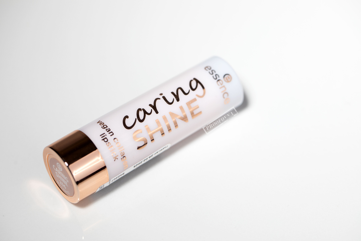 Губная помада Essence caring SHINE vegan collagen
