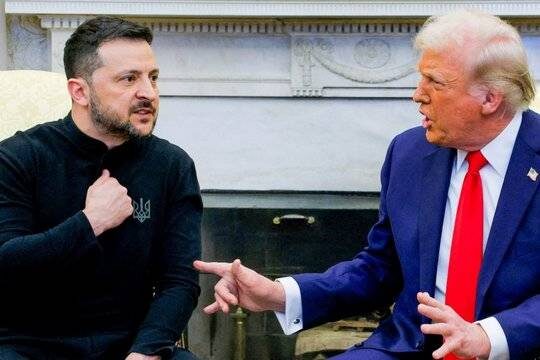    Зеленский в прямом эфире поскандалил с Трампом и Вэнсом и досрочно покинул Белый дом