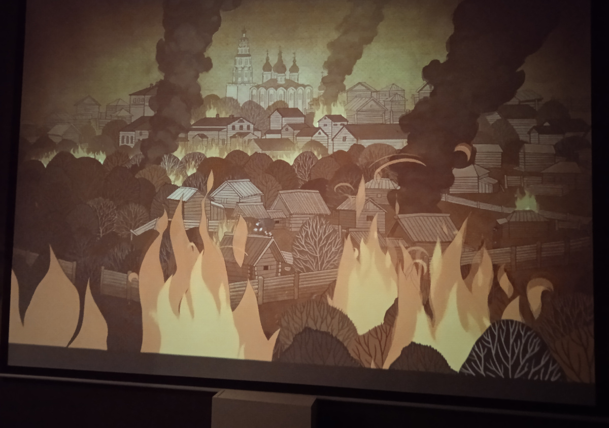 Страшный пожар и его последствия, видение Богородицы девочкой Матрёной Онучиной  послужили результатом для поиска Иконы. Фото автора.