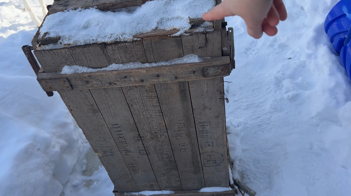 Деревянный ящик с Авито