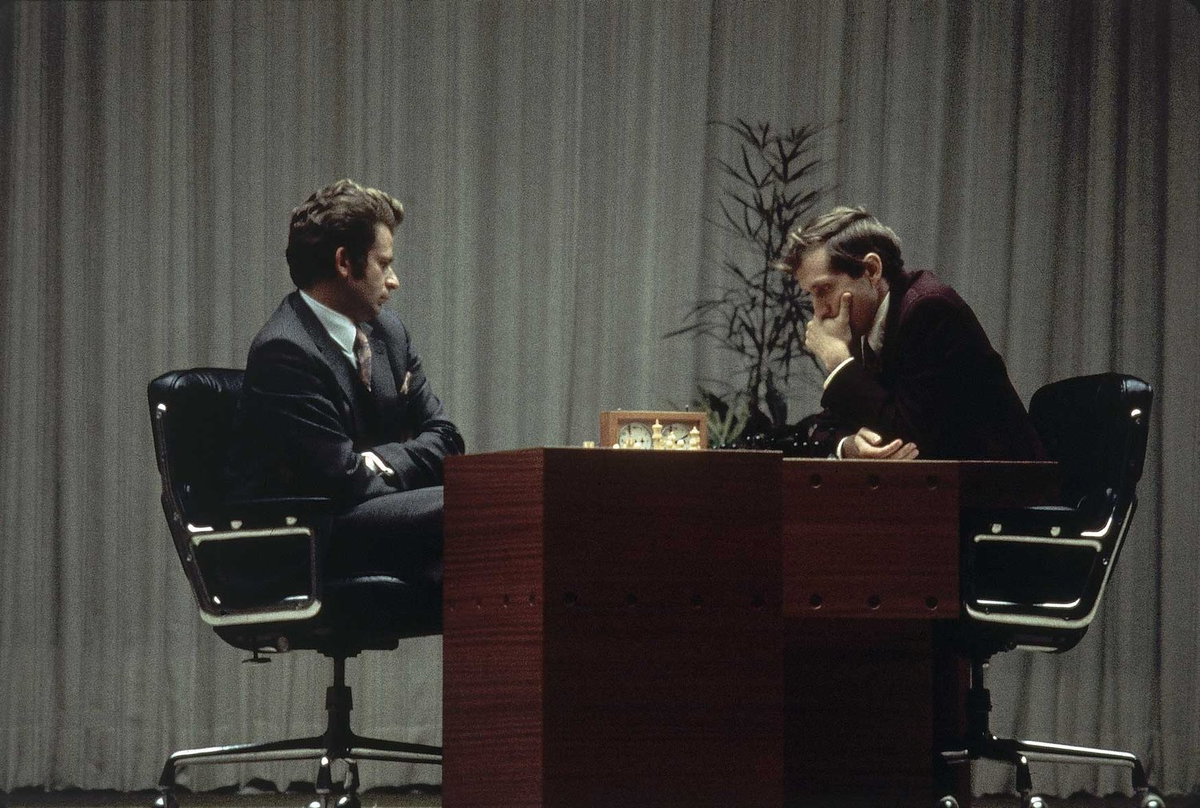 1972 год - матч Борис Спасский против Бобби Фишера Фото: dzen.ru