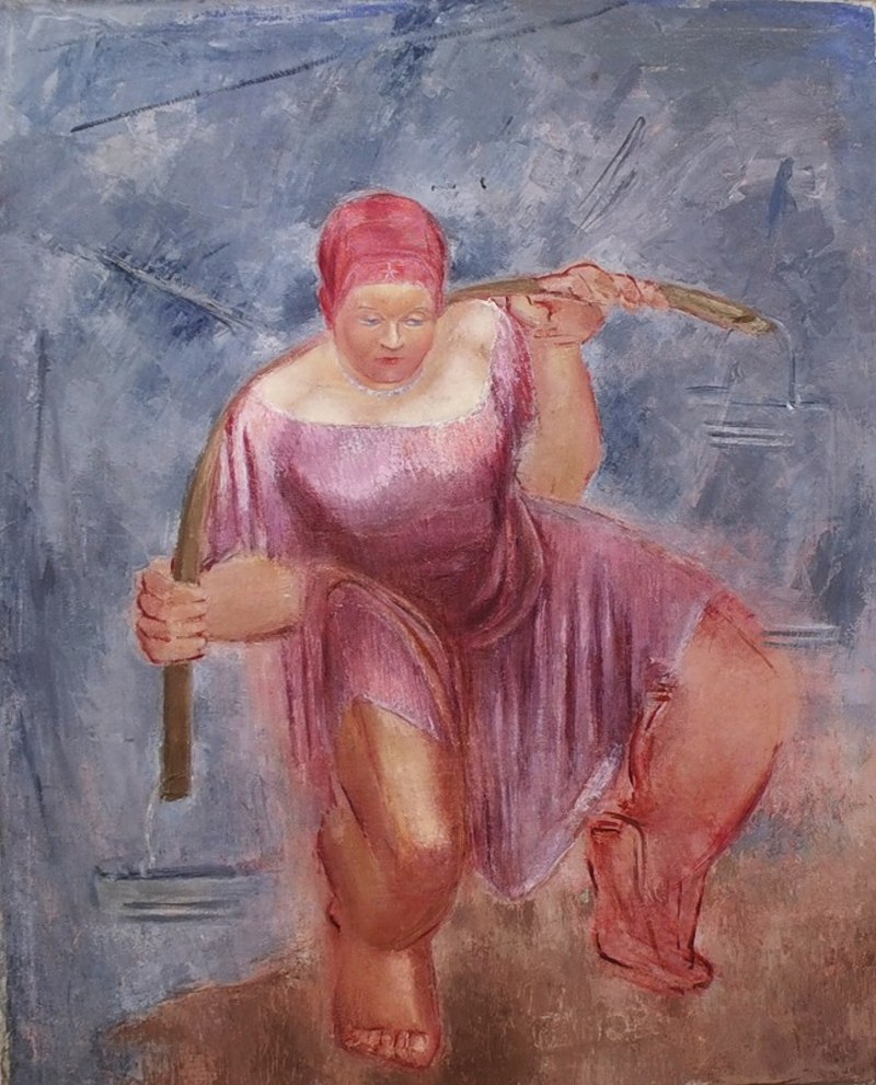 Женщина с ведрами