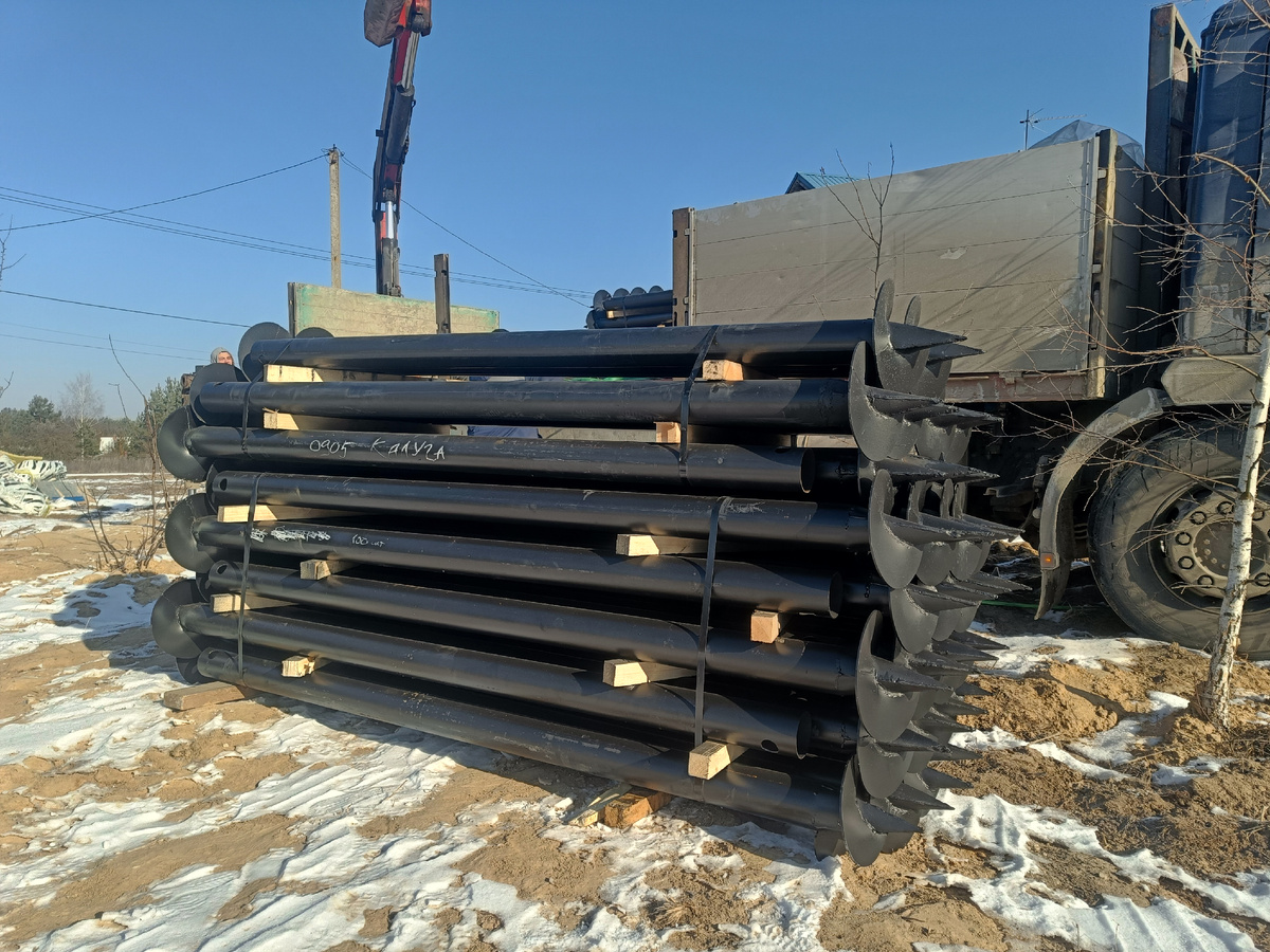 Винтовые сваи d108мм