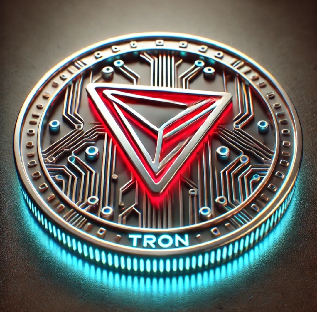 Футуристический вариант монеты TRON (TRX) 