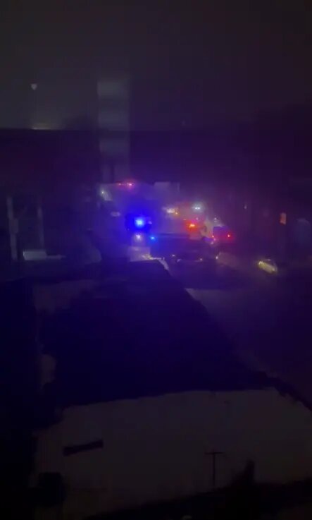    Фото: скриншот видео из телеграм-канала «Мегаполис | ДТП и ЧП | Санкт-Петербург | Питер»