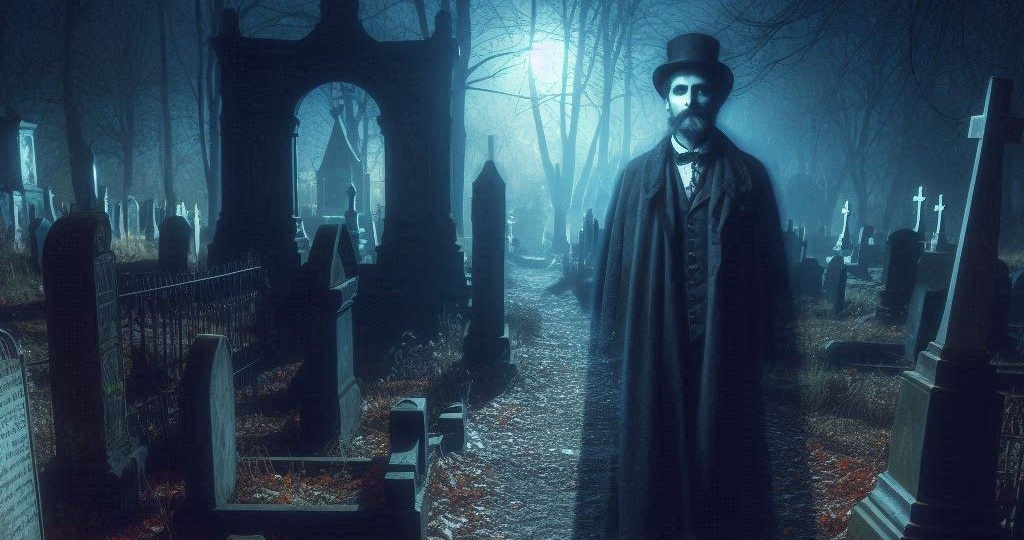 Призрак старого кладбища (страшный рассказ)