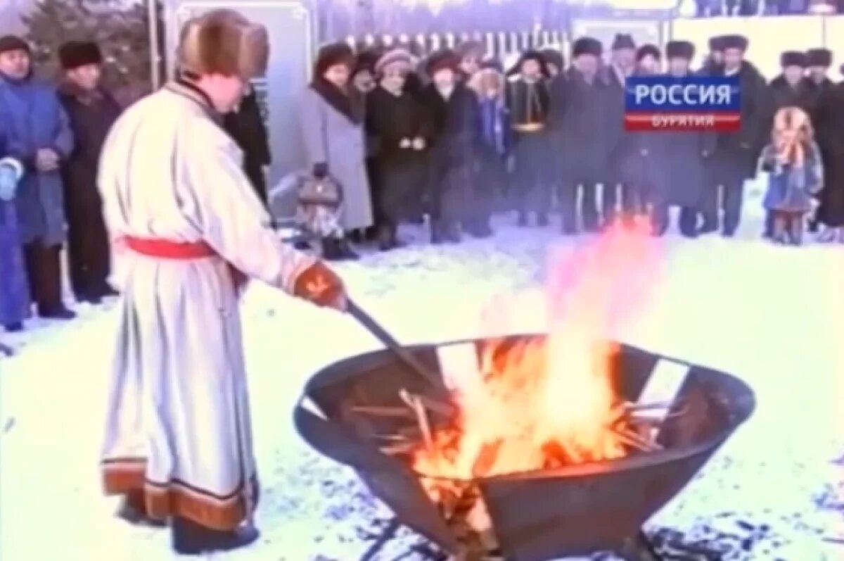    Одно из первых празднований Сагаалгана.