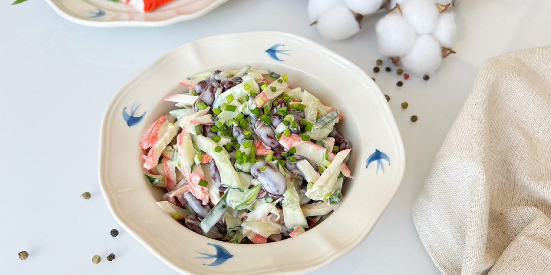 Даже варить ничего не нужно. Быстрый салат «Минутка»