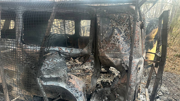    Одна из сгоревших "буханок". Фото предоставлено Виталием Басовым